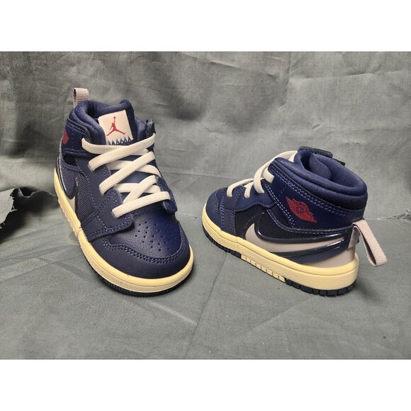Nike Other - Nike Toddlers Jordan 1 Mid Easyon (PS) Sneakers Slip-On Navy Size 6 NEW IN BOX!